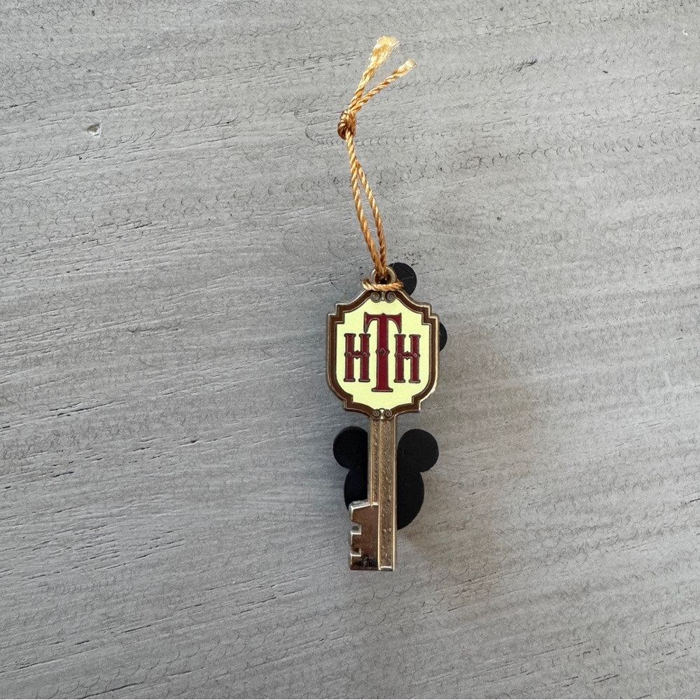 Disney Hollywood Tower Hotel Key Enamel Pin